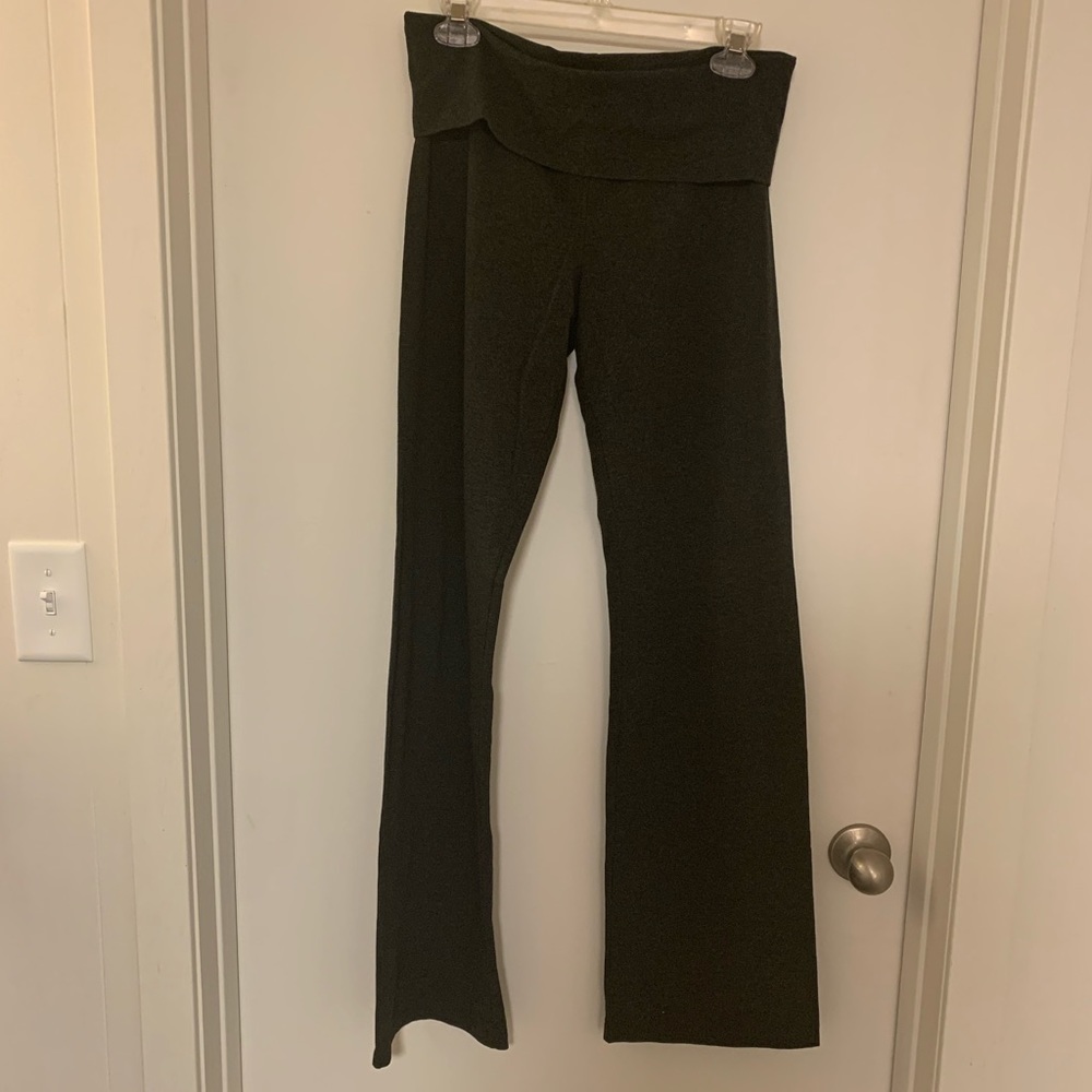 Gray Calvin Klein yoga pants